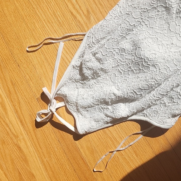 Streetwear Society White Lace Halter Dress - Picture 3 of 4